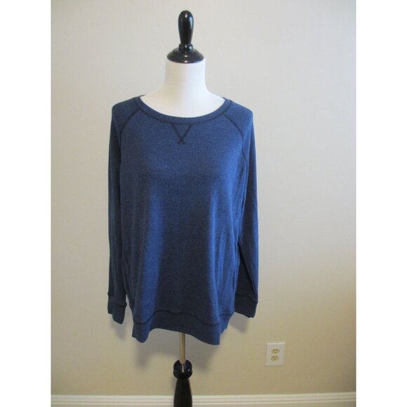 EDDIE BAUER BLUE SWEATSHIRT XL TALL - Picture 1 of 5